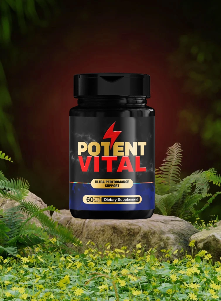 PotentVital  Bottle – Advanced Male Vitality & Natural Performance Support